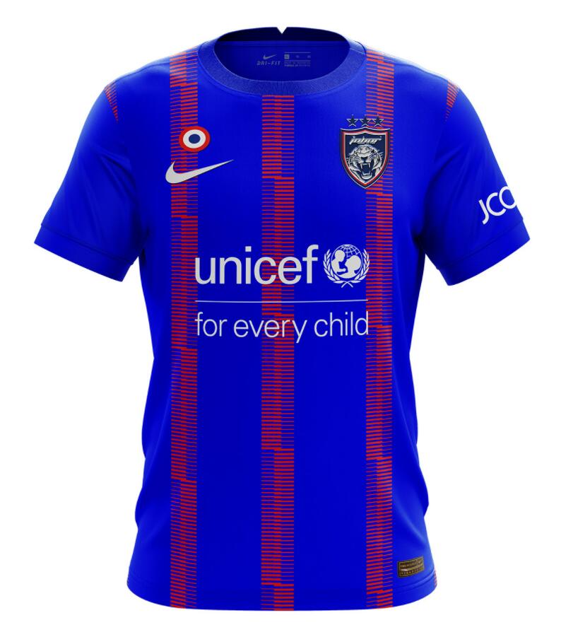 2022/23 Johor Darul Ta'zim Home Kit Soccer Jersey Player Version